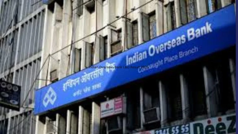 Indian Overseas Bank LBO Result 2025